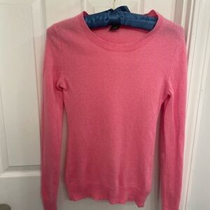 Lord & Taylor Cashmere Pink Crew Neck Sweater